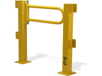 Barrière de protection industrielle rectangle en acier