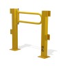 Barrière de protection industrielle rectangle en acier