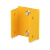 Barrière de protection industrielle rectangle en acier