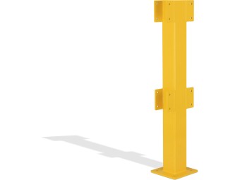 Barrière de protection industrielle rectangle en acier