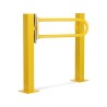 Barrière de protection industrielle rectangle en acier