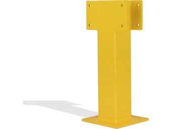 Barrière de protection industrielle rectangle en acier
