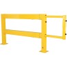 Barrière de protection industrielle rectangle en acier