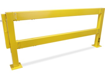 Barrière de protection industrielle rectangle en acier