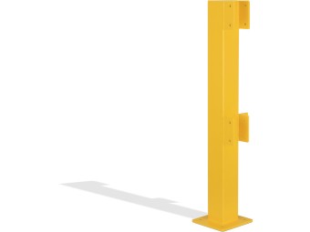 Barrière de protection industrielle rectangle en acier