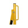 Barrière extensible mobile en acier sur roulettes