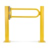 Barrière de protection industrielle rectangle en acier