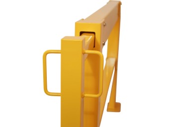 Barrière de protection industrielle rectangle en acier