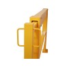 Barrière de protection industrielle rectangle en acier