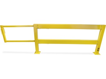 Barrière de protection industrielle rectangle en acier