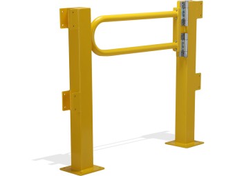 Barrière de protection industrielle rectangle en acier