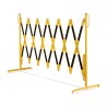 Barrière extensible en acier sur pied