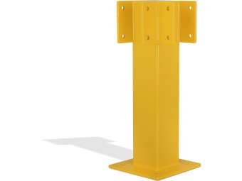 Barrière de protection industrielle rectangle en acier