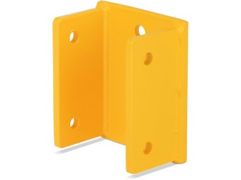Barrière de protection industrielle rectangle en acier
