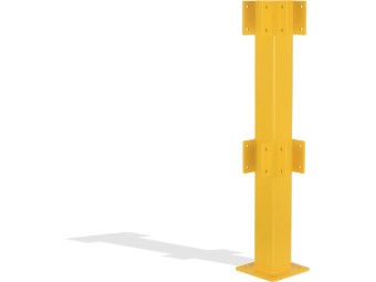 Barrière de protection industrielle rectangle en acier