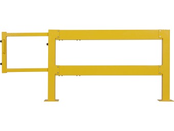 Barrière de protection industrielle rectangle en acier