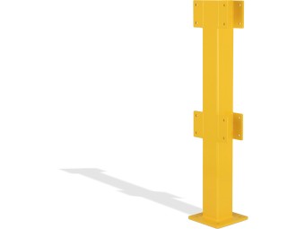 Barrière de protection industrielle rectangle en acier
