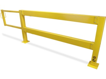 Barrière de protection industrielle rectangle en acier