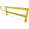 Barrière de protection industrielle rectangle en acier