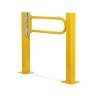 Barrière de protection industrielle rectangle en acier