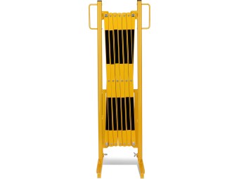 Barrière extensible en acier sur pied