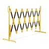 Barrière extensible en acier sur pied