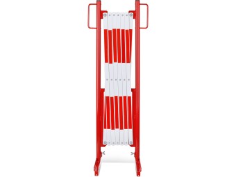 Barrière extensible en acier sur pied