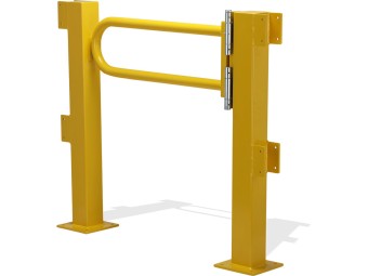 Barrière de protection industrielle rectangle en acier