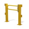 Barrière de protection industrielle rectangle en acier