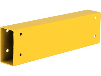 Barrière de protection industrielle rectangle en acier