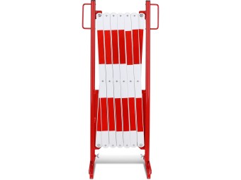 Barrière extensible en acier sur pied