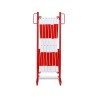 Barrière extensible en acier sur pied