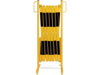 Barrière extensible en acier sur pied