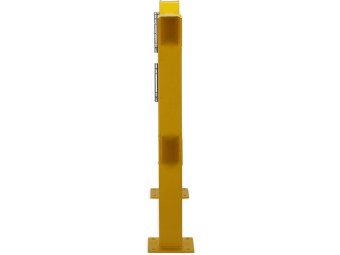 Barrière de protection industrielle rectangle en acier