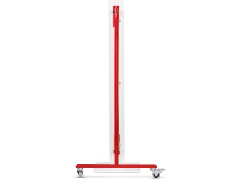 Barrière extensible en acier avec fixation murale