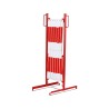 Barrière extensible en acier sur pied
