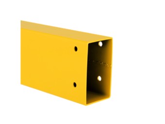 Barrière de protection industrielle rectangle en acier
