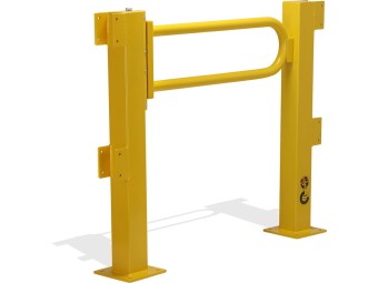 Barrière de protection industrielle rectangle en acier
