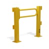 Barrière de protection industrielle rectangle en acier