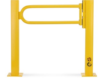 Barrière de protection industrielle rectangle en acier