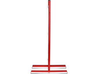 Barrière extensible en acier sur pied