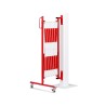Barrière extensible en acier avec fixation murale