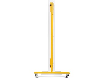 Barrière extensible en acier avec fixation murale