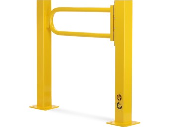 Barrière de protection industrielle rectangle en acier