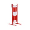 Barrière extensible en acier sur pied