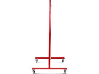 Barrière extensible mobile en acier sur roulettes