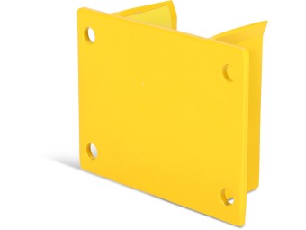 Barrière de protection industrielle rectangle en acier