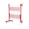 Barrière extensible en acier avec fixation murale