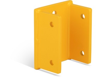 Barrière de protection industrielle rectangle en acier
