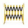 Barrière extensible en acier sur pied